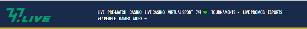​747 Live Casino banner