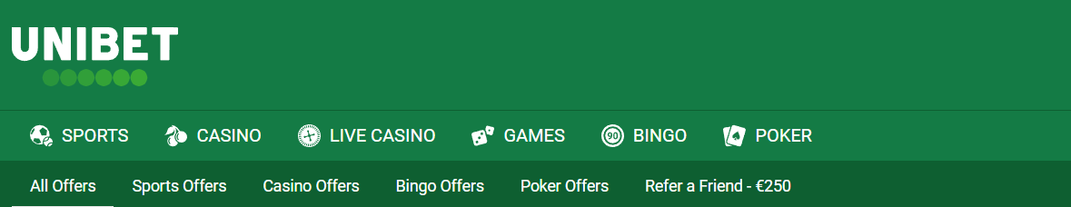 UNIBET Online Casino banner